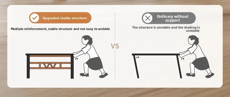 Ergonomic Gaming Desk with Built-in Bookshelf, Cable Management System | Compact Computer Desk for Small Spaces, Bedroom, Home