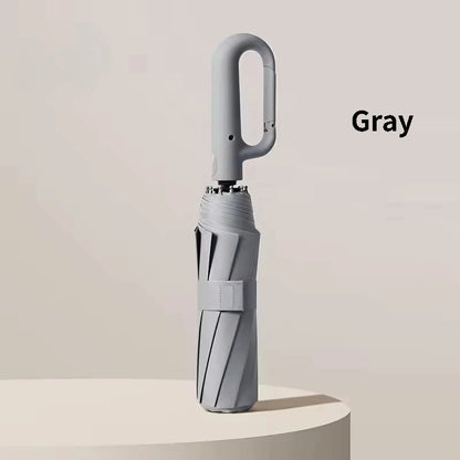 20 Bones 105cm Reinforce Ring Clasp Fully Automatic Umbrella for Men and Women Folding Windproof Strong Waterproof Sunscreen