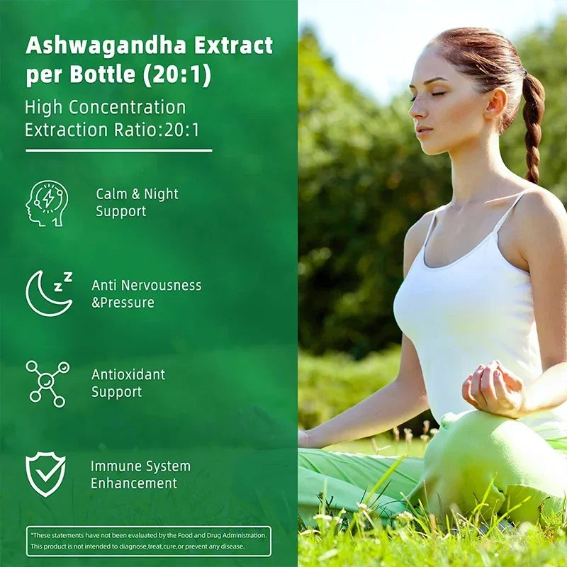 Cortisol Supplements - Balances Cortisol Response, Relaxation and Deep Sleep, Relieves Stress, Improves Focus, Energy LevelsSupp