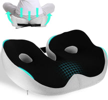1pc Shape memory foam orthopedic cushion, ergonomic coccyx cushion, adjustable seat cushion width,  for the office,car