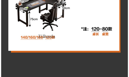 Office computer desk, household corner desk, adjustable writing desk