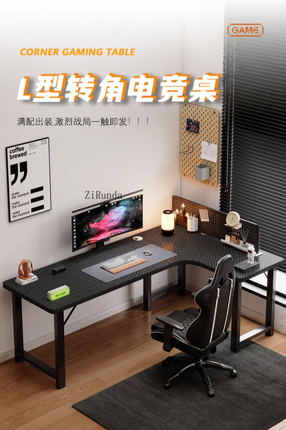 Office computer desk, household corner desk, adjustable writing desk