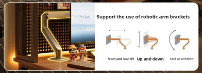 Ergonomic Gaming Desk with Built-in Bookshelf, Cable Management System | Compact Computer Desk for Small Spaces, Bedroom, Home