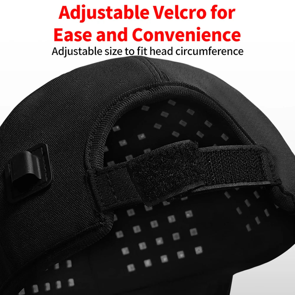 180Pcs Infrared LEDs 660&850&940nm Red Light Therapy Hair Growth Cap for Hair Regrowth Anti Hair Loss Relax Scalp Hair Care Hat