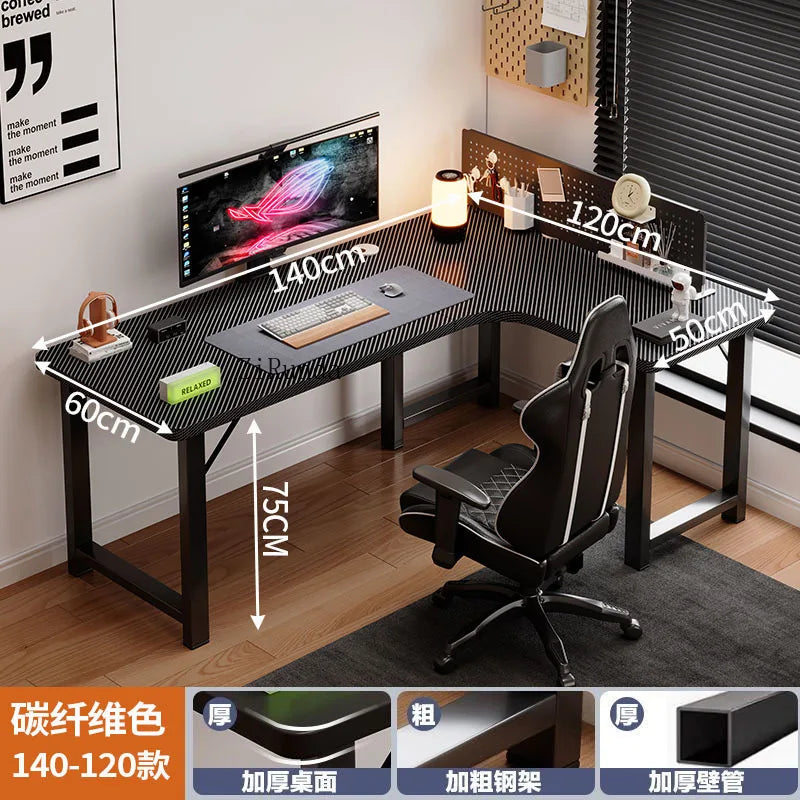 Office computer desk, household corner desk, adjustable writing desk