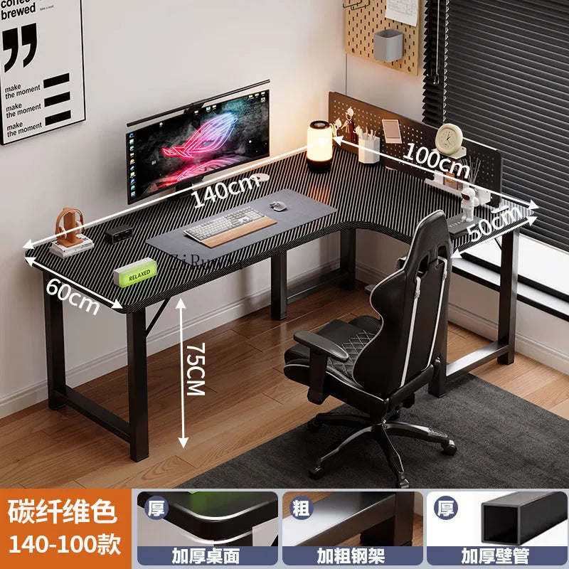 Office computer desk, household corner desk, adjustable writing desk
