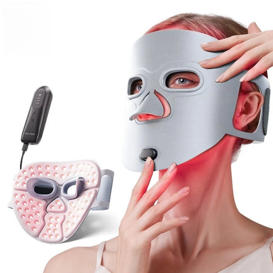 Electric LED Facial Mask Red Lights LED Face Masks Photon Matrix Skincare Beauty Equipment Skin Tightening Massage Devices