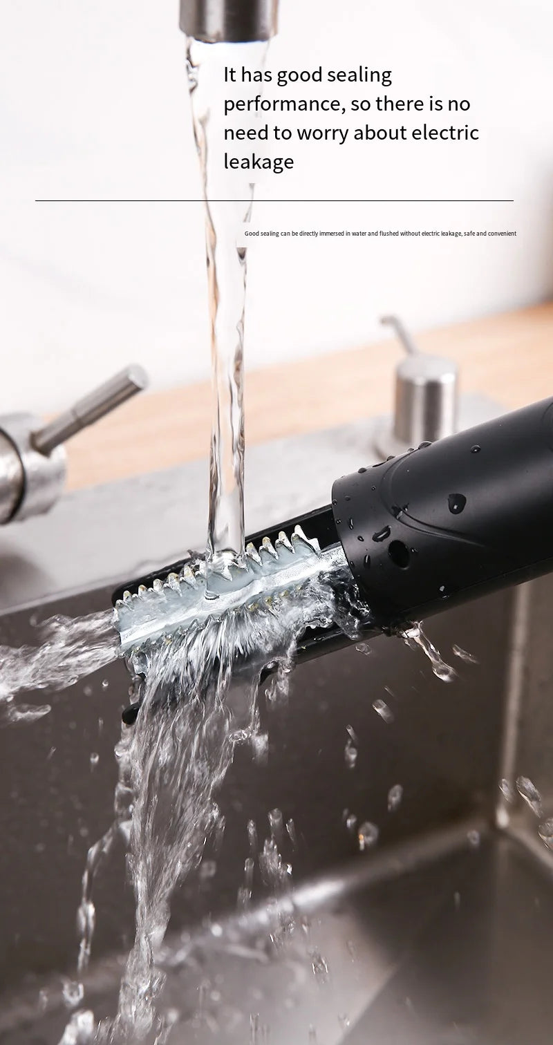 Portable Electric Fish Scraper Waterproof USB Rechargeable Fish Scale Remover Cleaner Kitchen Tool for Seafood