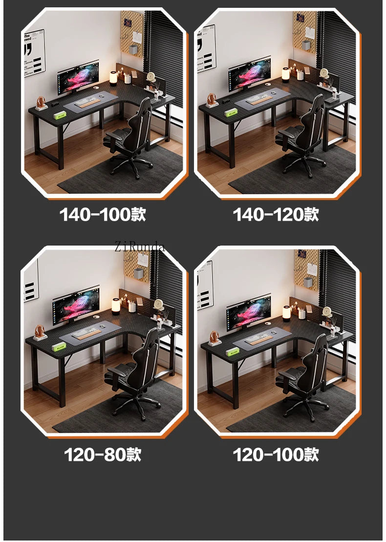 Office computer desk, household corner desk, adjustable writing desk