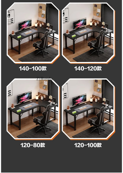 Office computer desk, household corner desk, adjustable writing desk
