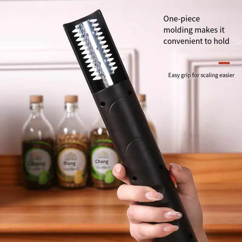 Portable Electric Fish Scraper Waterproof USB Rechargeable Fish Scale Remover Cleaner Kitchen Tool for Seafood
