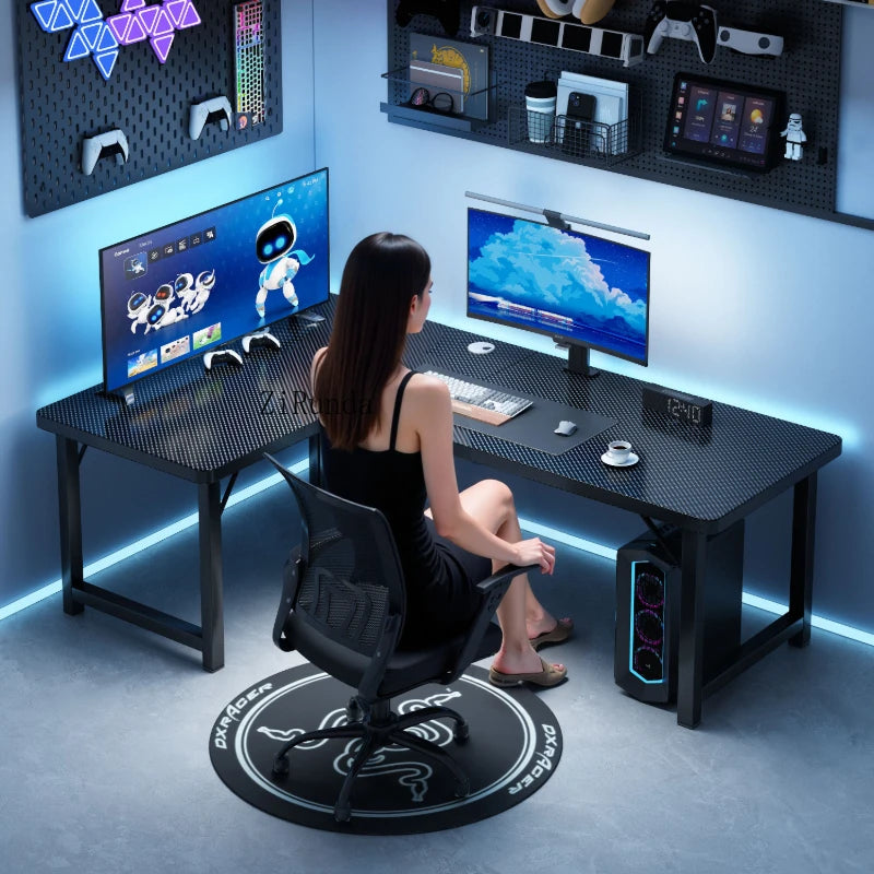 Office computer desk, household corner desk, adjustable writing desk