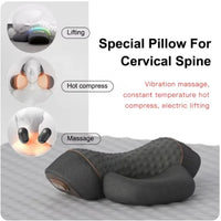 Electric Neck Massager Pillow Cervical Stretcher Heating Vibration Massage Back Traction Orthopedic Sleeping Pillows Support