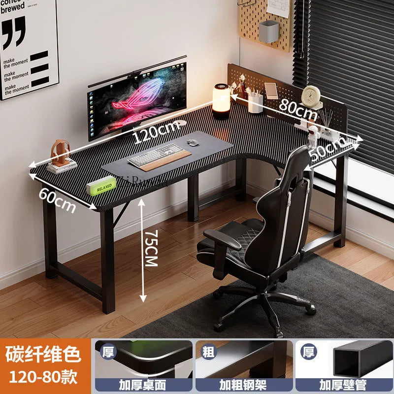 Office computer desk, household corner desk, adjustable writing desk