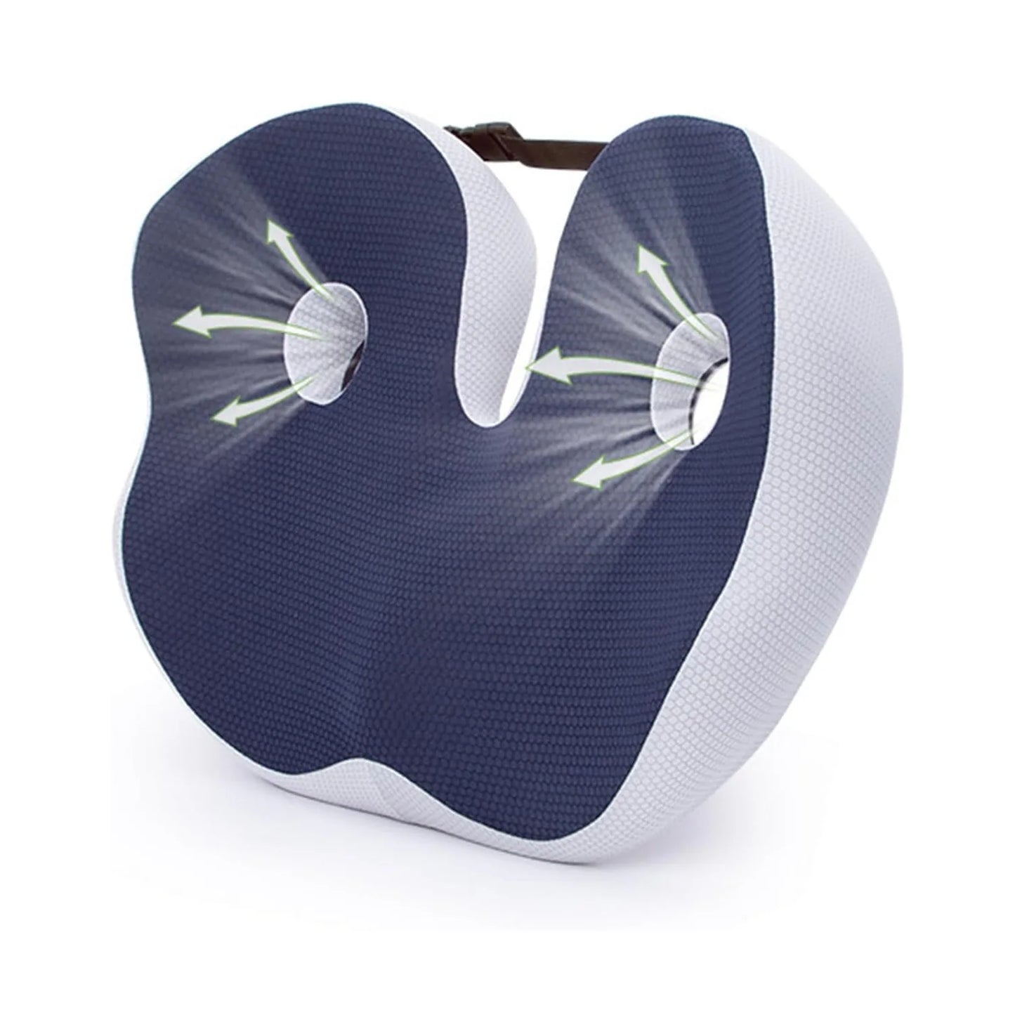 1pc Shape memory foam orthopedic cushion, ergonomic coccyx cushion, adjustable seat cushion width,  for the office,car