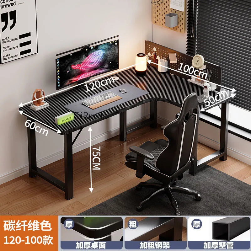 Office computer desk, household corner desk, adjustable writing desk