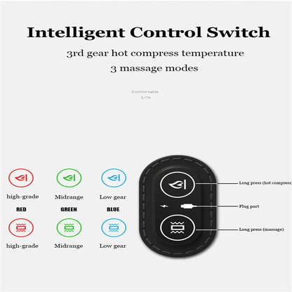 Electric Neck Massager Pillow Cervical Stretcher Heating Vibration Massage Back Traction Orthopedic Sleeping Pillows Support