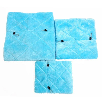 Bird Bed Winter Pet Bird Parrot Cages Warm Plush Hammock Hut Tent Bed Hanging Cave for Sleeping and Hatching Bird Accessories